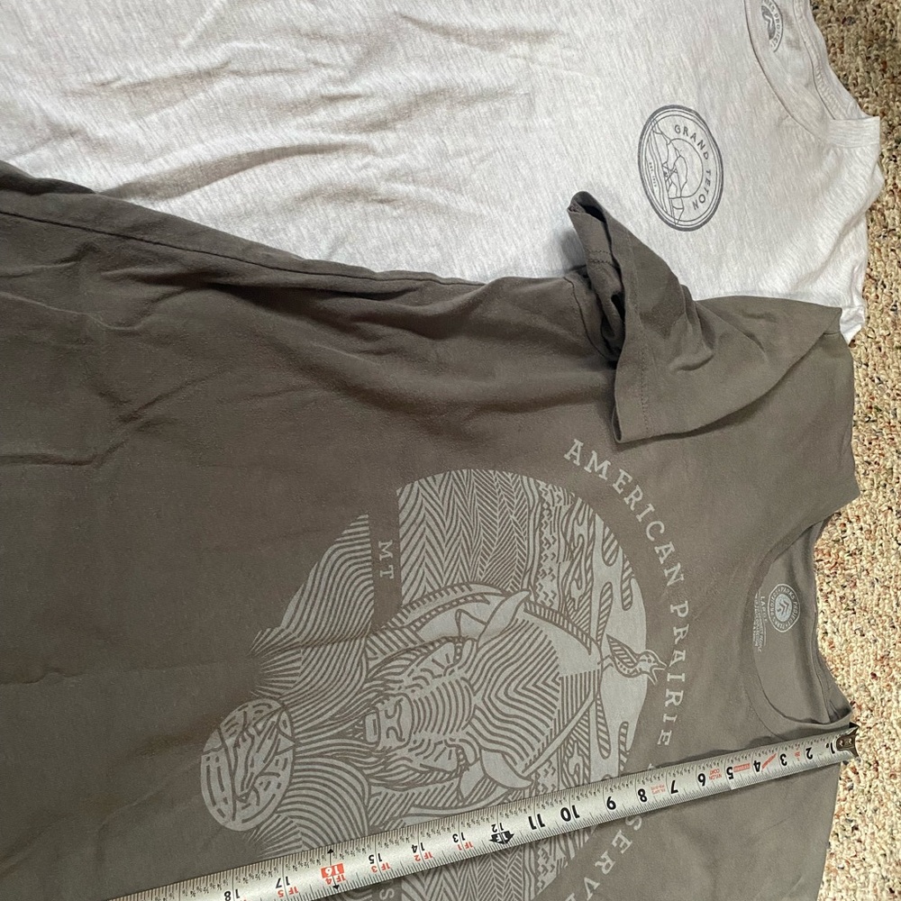 Parks Project Gray and Dark Gray Short Sleeve Tees